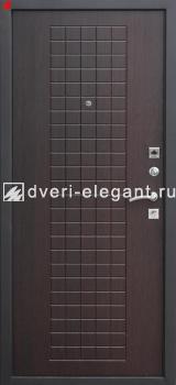 Входная  металлическая дверь Гарда Муар 8 мм. черный муар/венге купить в Тольятти