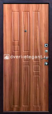 Входная  металлическая дверь Гарда 8 мм. медь/рустикальный дуб купить в Тольятти