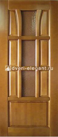 Дверь из массива сосны Тюльпан 1 купить в Тольятти