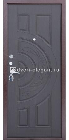 Входная  металлическая дверь Тайгер Трио (серебро/мореный дуб) купить в Тольятти