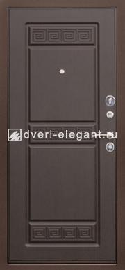 Входная  металлическая дверь Троя медь/венге тисненный Йошкар-Ола купить в Тольятти