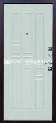 Входная  металлическая дверь Гарда 8 мм. медь/белый ясень купить в Тольятти