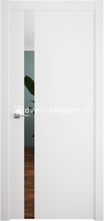 Геометрия-5 (Эмаль белая) Двери в Эмали Альберо купить в Тольятти
