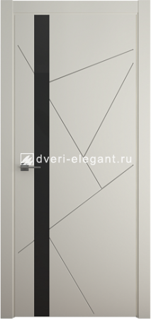 Геометрия-6 (Эмаль латте) Двери в Эмали Альберо купить в Тольятти