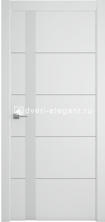 Геометрия-7 (Эмаль белая) Двери в Эмали Альберо купить в Тольятти